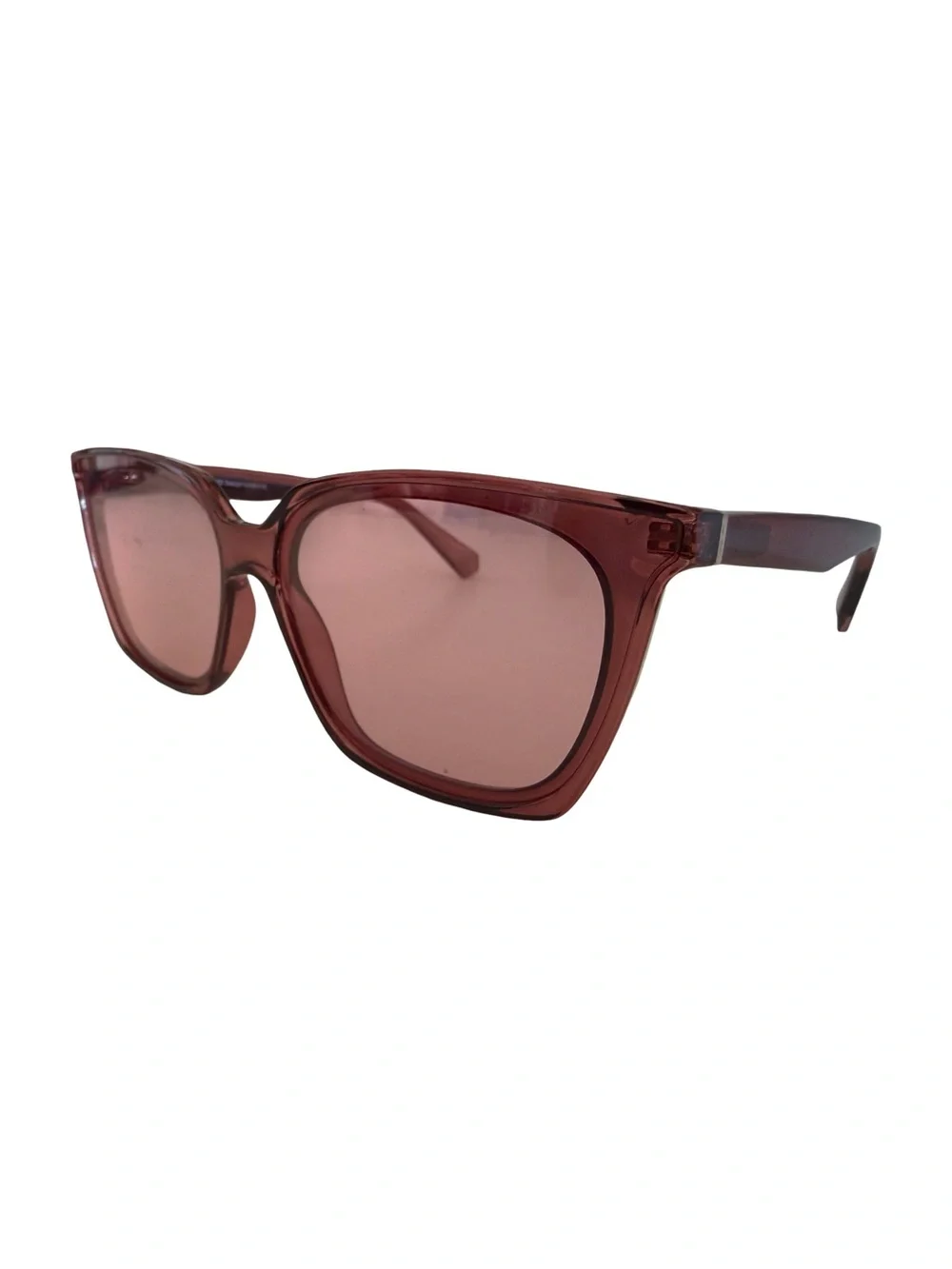 Vincent Chase S14075 Pink Transparent Full Rim Polarized Sunglasses Unisex